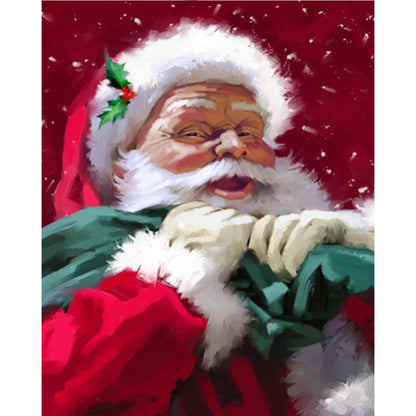 Kind Santa Claus - Full AB Round Drill Diamond Painting 40*50CM