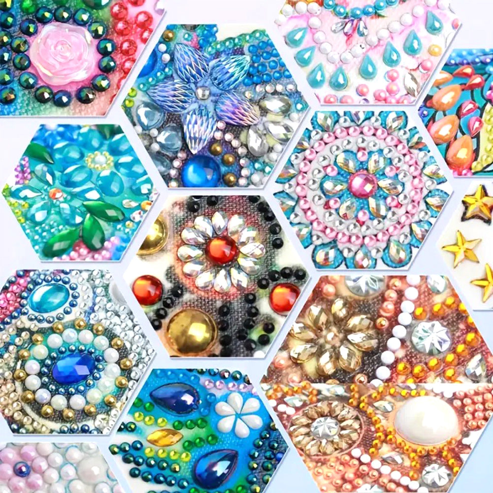 Leather 5D Diamond Painting Kit Note Box Diamond Art Notepad Box for Home Office