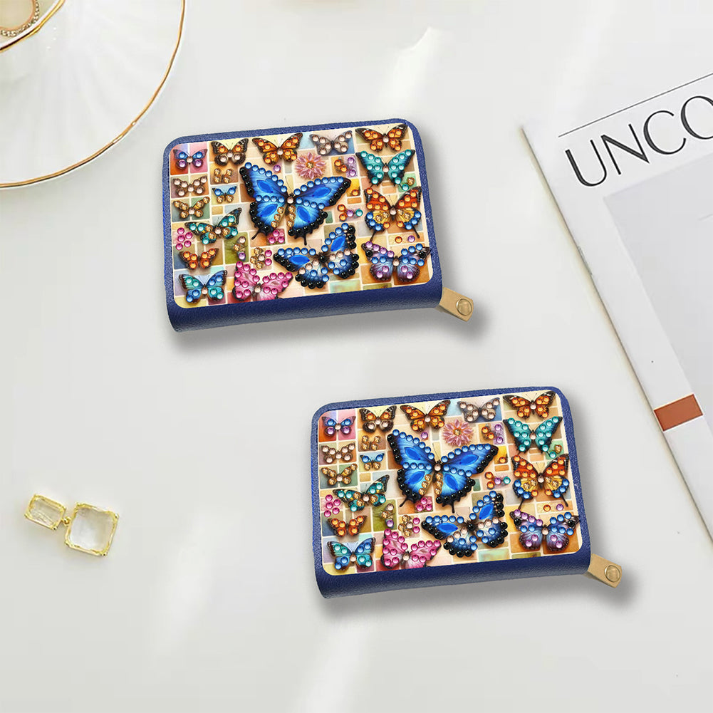 Diamond Painting Card Holder Coin Purse Diamond Art Wallet Pouch Gifts for Women