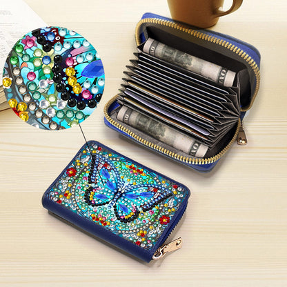 Diamond Painting Card Holder Coin Purse Diamond Art Wallet Pouch Gifts for Women