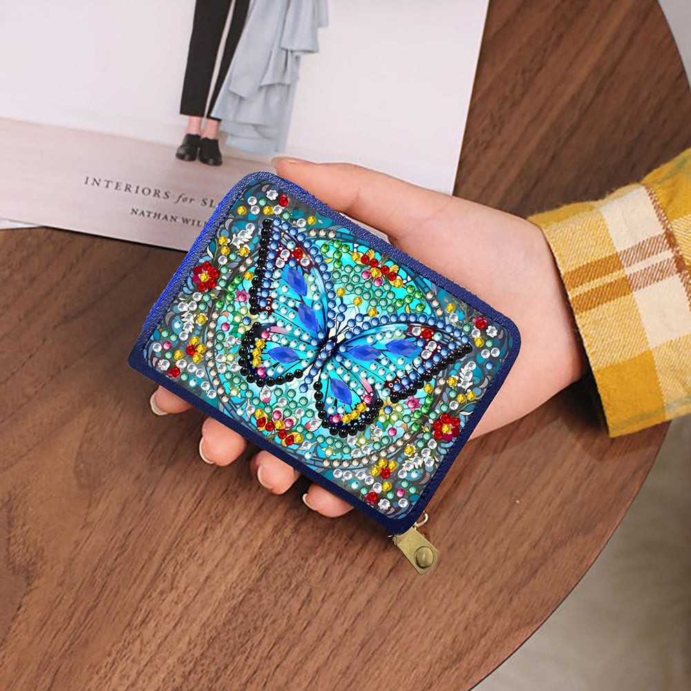 Diamond Painting Card Holder Coin Purse Diamond Art Wallet Pouch Gifts for Women