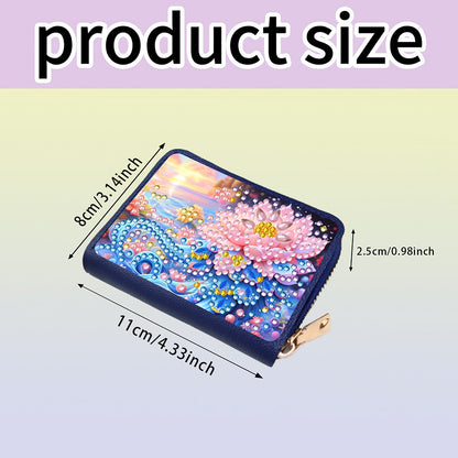 Diamond Painting Card Holder Coin Purse Diamond Art Wallet Pouch Gifts for Women