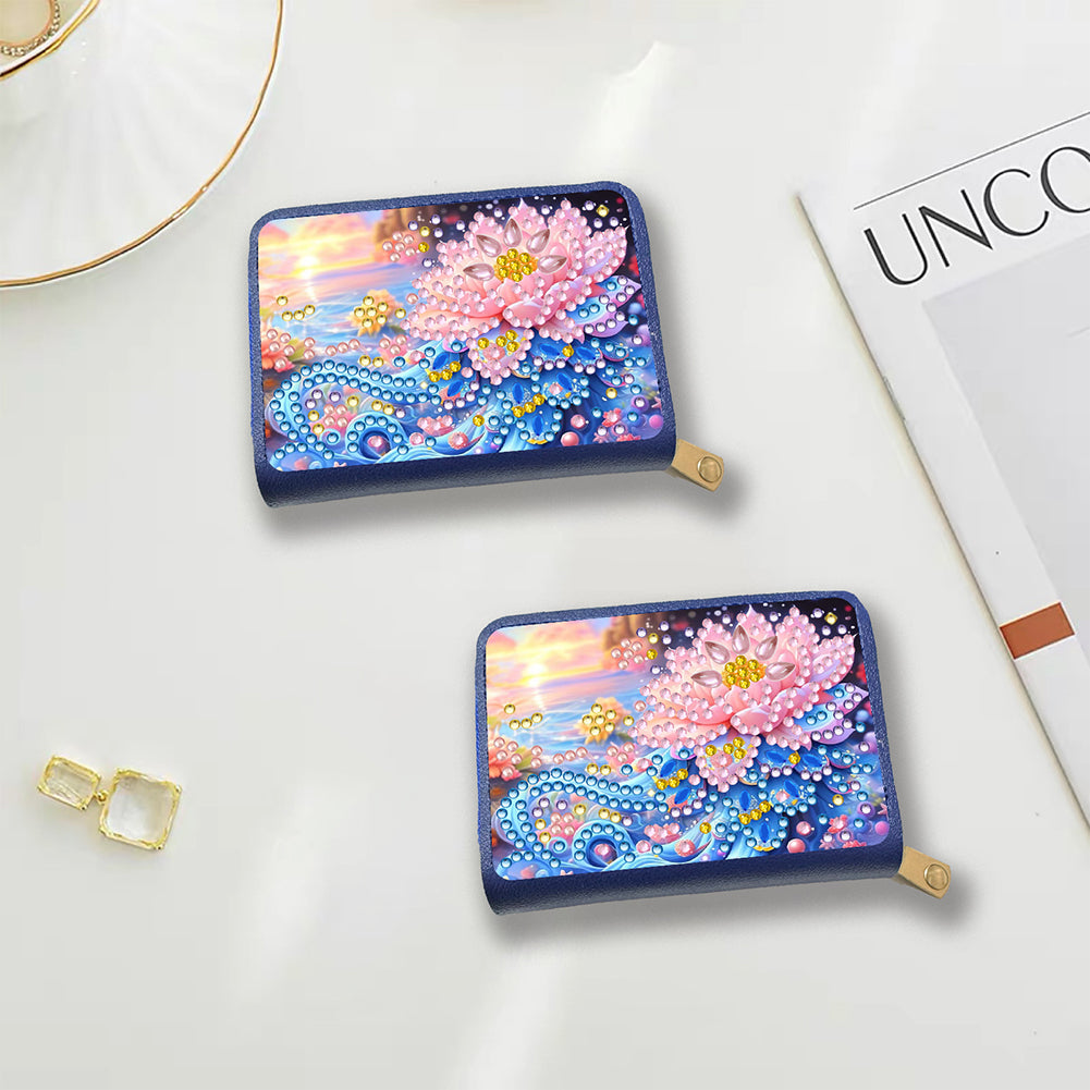 Diamond Painting Card Holder Coin Purse Diamond Art Wallet Pouch Gifts for Women