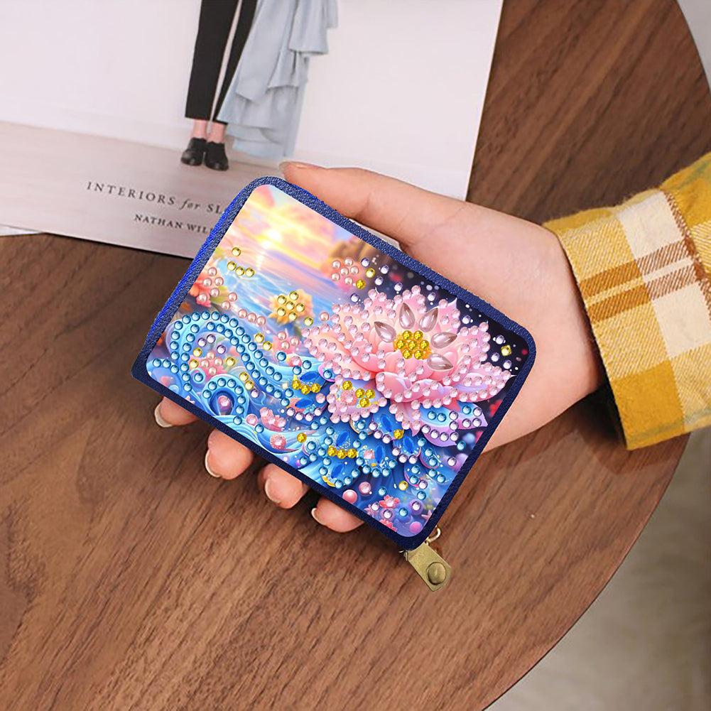 Diamond Painting Card Holder Coin Purse Diamond Art Wallet Pouch Gifts for Women