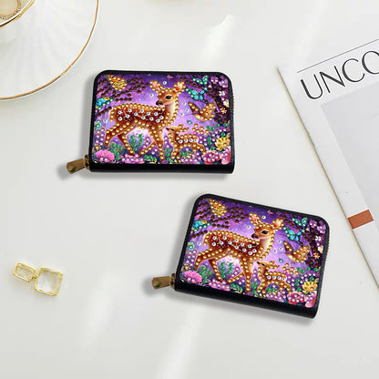 Diamond Painting Card Holder Coin Purse Diamond Art Wallet Pouch Gifts for Women