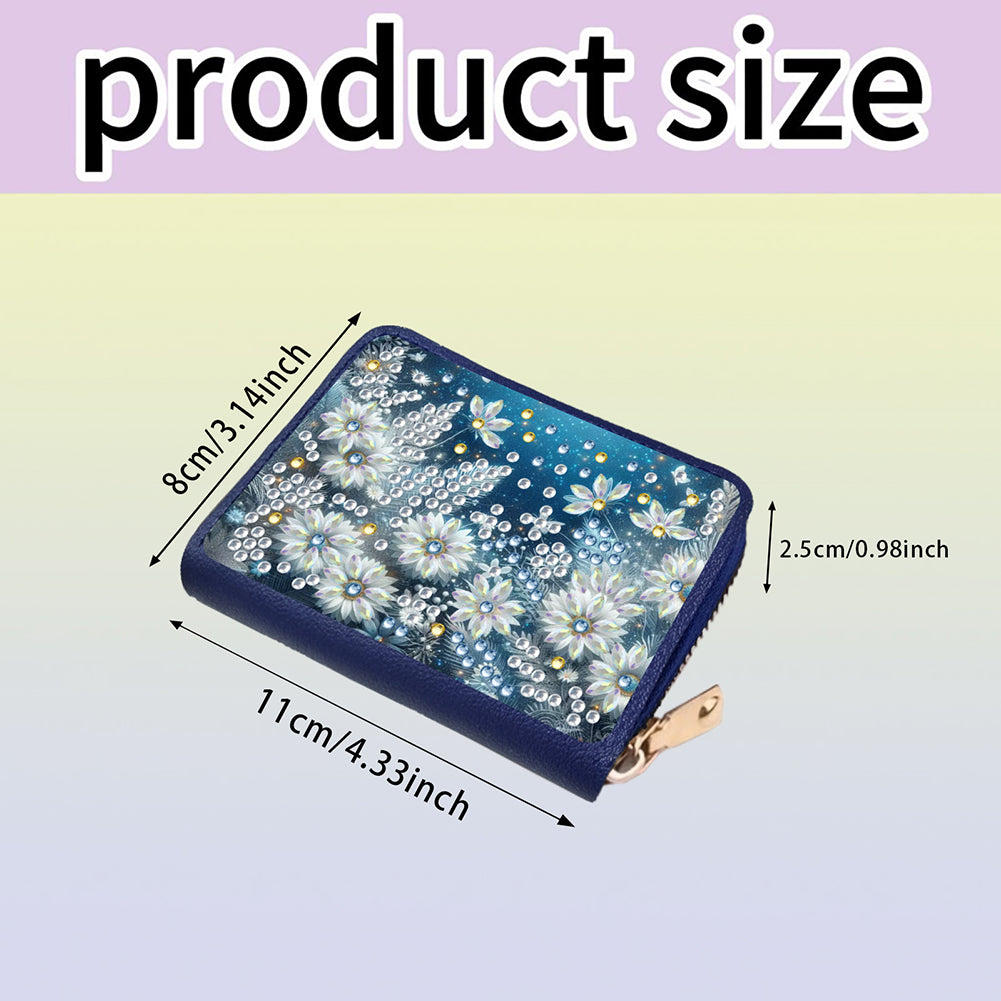 Diamond Painting Card Holder Coin Purse Diamond Art Wallet Pouch Gifts for Women