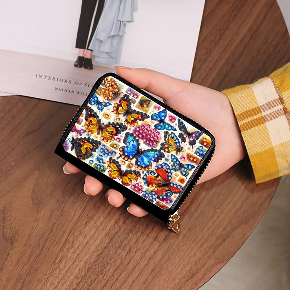 Diamond Painting Card Holder Coin Purse Diamond Art Wallet Pouch Gifts for Women