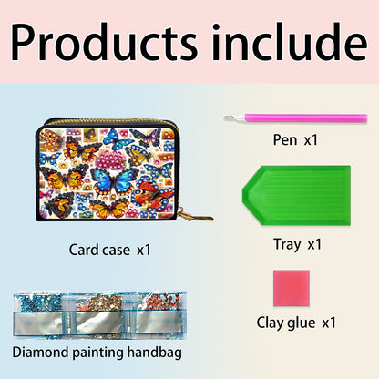 Diamond Painting Card Holder Coin Purse Diamond Art Wallet Pouch Gifts for Women
