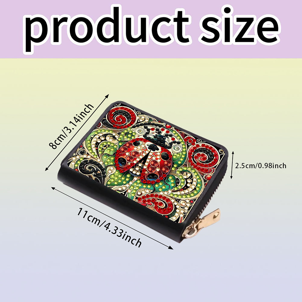 Diamond Painting Card Holder Coin Purse Diamond Art Wallet Pouch Gifts for Women