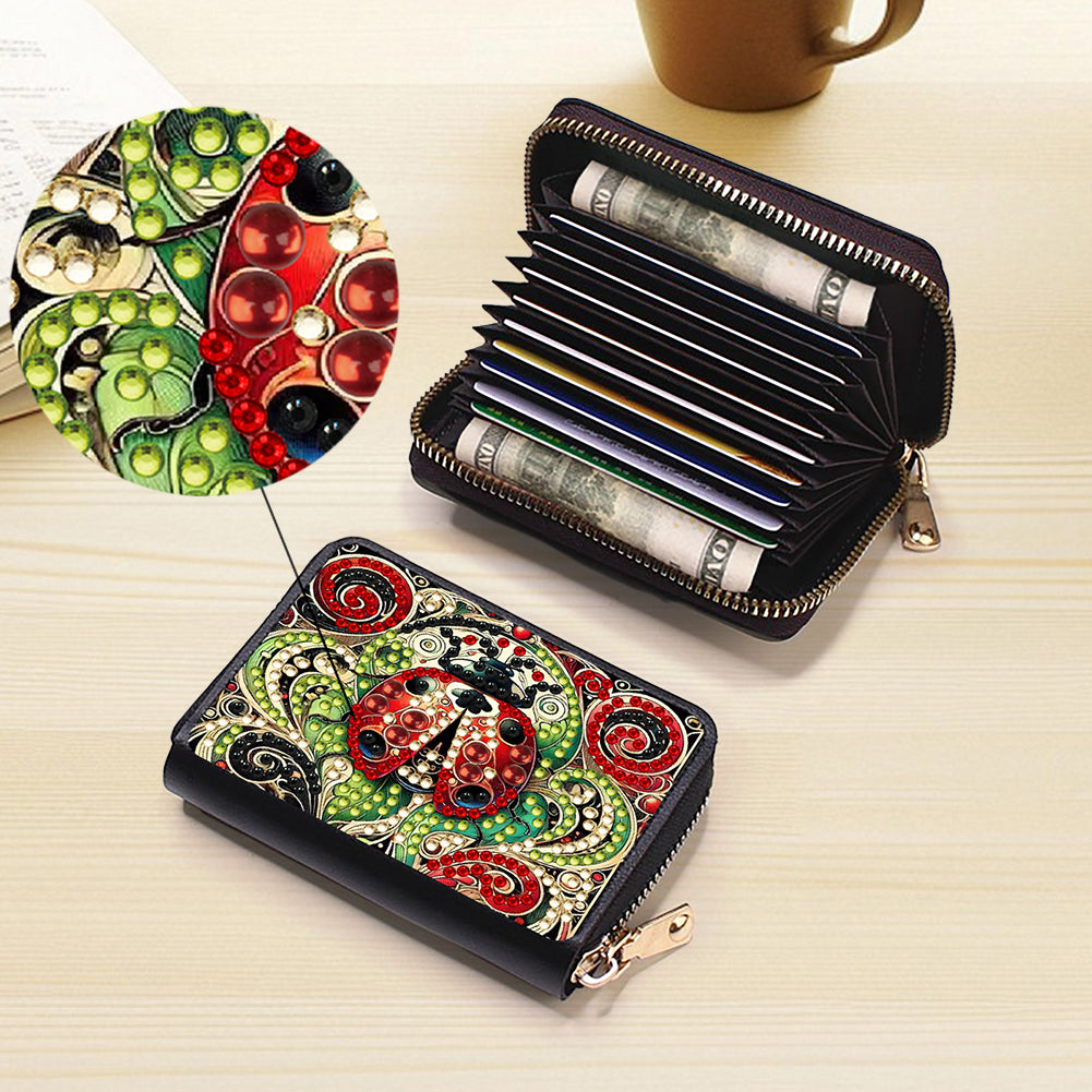 Diamond Painting Card Holder Coin Purse Diamond Art Wallet Pouch Gifts for Women