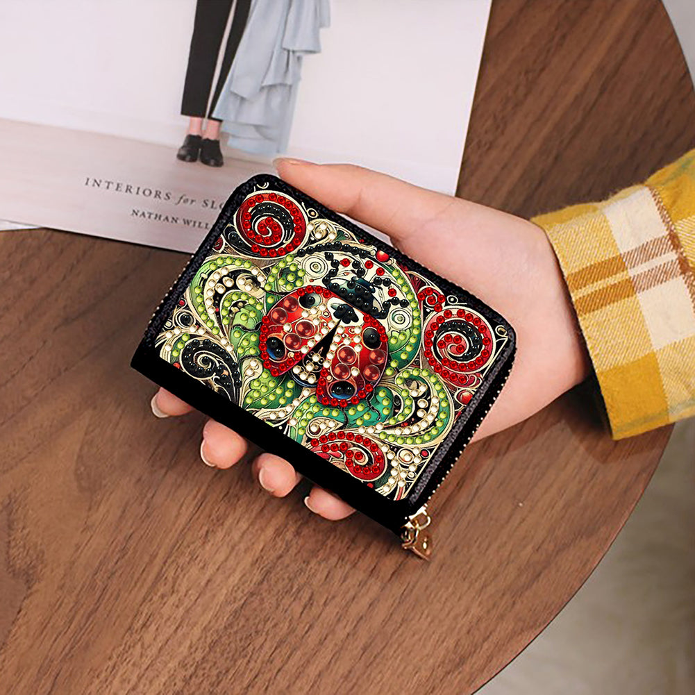 Diamond Painting Card Holder Coin Purse Diamond Art Wallet Pouch Gifts for Women