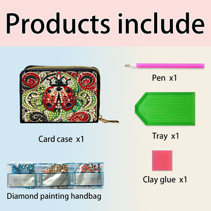 Diamond Painting Card Holder Coin Purse Diamond Art Wallet Pouch Gifts for Women