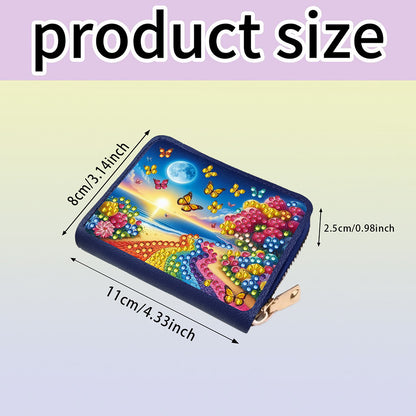 Diamond Painting Card Holder Coin Purse Diamond Art Wallet Pouch Gifts for Women