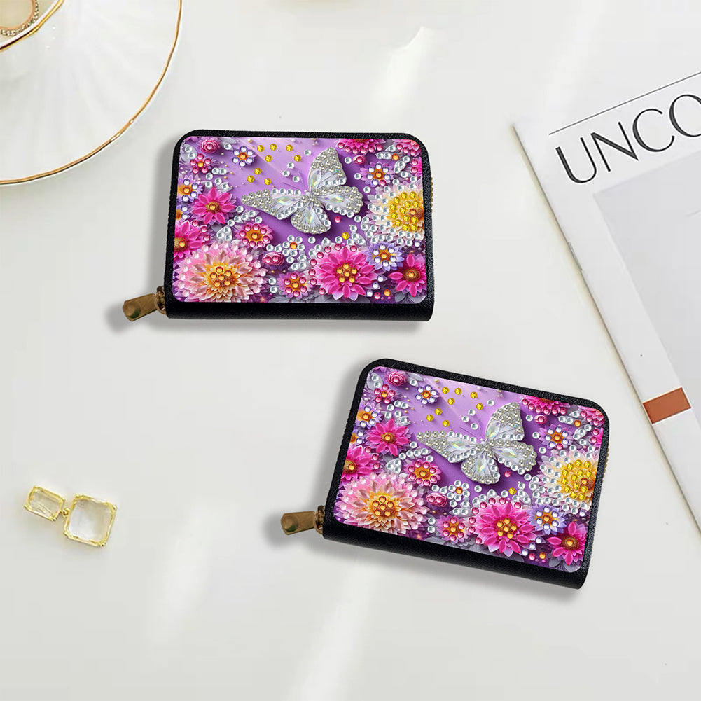 Diamond Painting Card Holder Coin Purse Diamond Art Wallet Pouch Gifts for Women