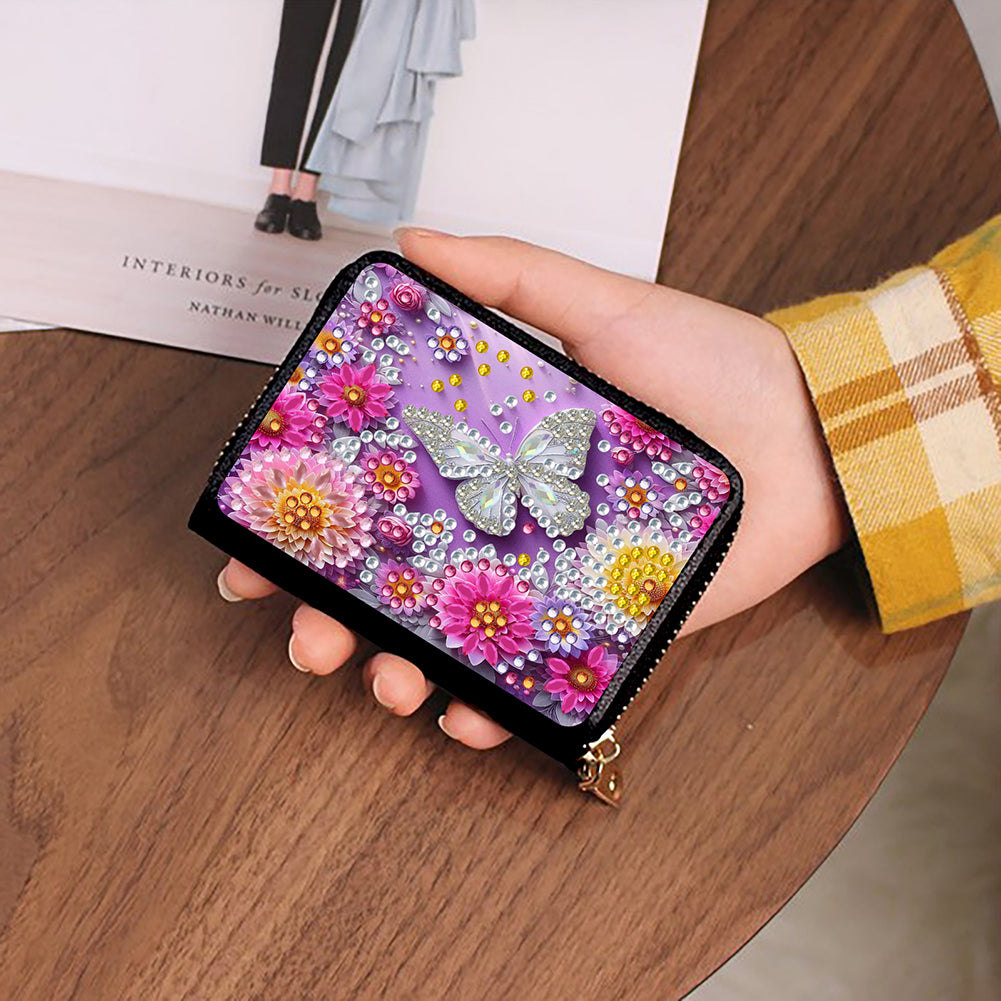 Diamond Painting Card Holder Coin Purse Diamond Art Wallet Pouch Gifts for Women