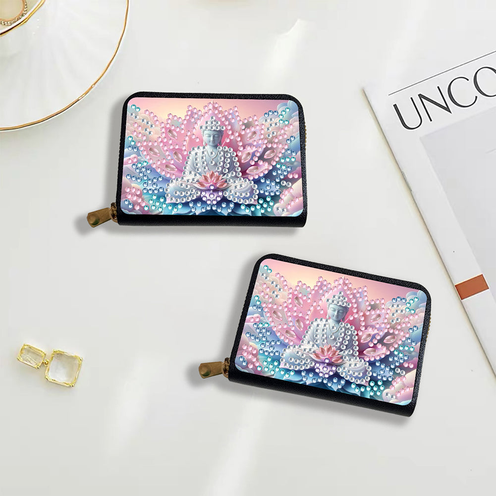 Diamond Painting Card Holder Coin Purse Diamond Art Wallet Pouch Gifts for Women