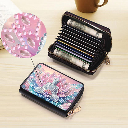 Diamond Painting Card Holder Coin Purse Diamond Art Wallet Pouch Gifts for Women