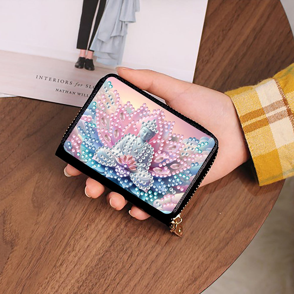 Diamond Painting Card Holder Coin Purse Diamond Art Wallet Pouch Gifts for Women