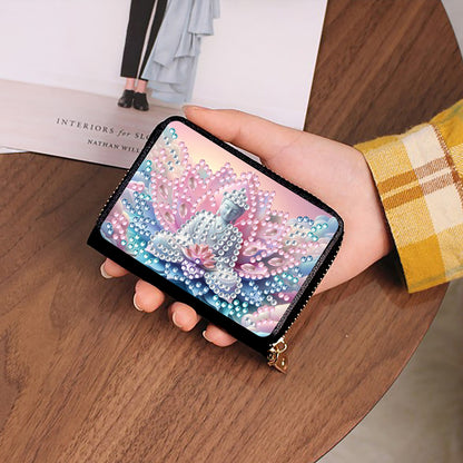 Diamond Painting Card Holder Coin Purse Diamond Art Wallet Pouch Gifts for Women