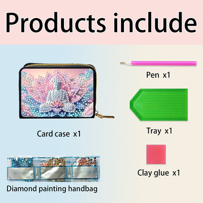 Diamond Painting Card Holder Coin Purse Diamond Art Wallet Pouch Gifts for Women