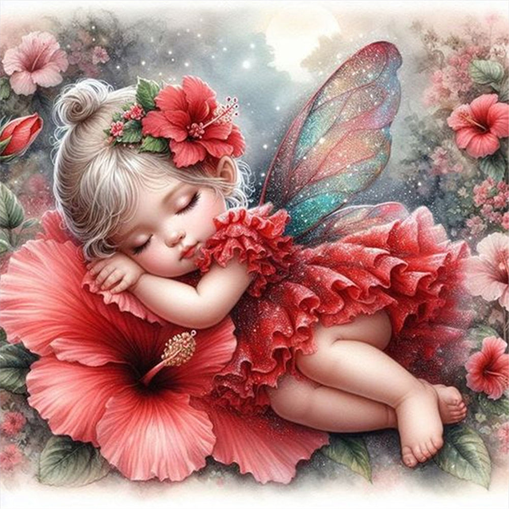 Lovely Girls - 11CT Stamped Cross Stitch 40*40CM
