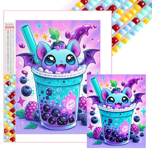 Vampire Version Of Milk Tea - Full Square Drill Diamond Painting 40*50CM