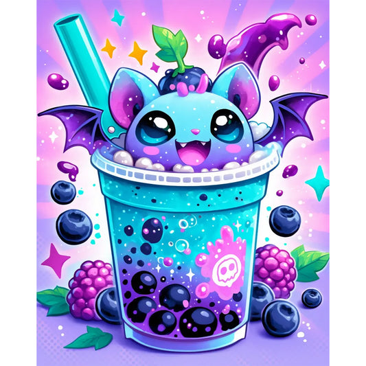 Vampire Version Of Milk Tea - Full Square Drill Diamond Painting 40*50CM