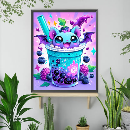 Vampire Version Of Milk Tea - Full Square Drill Diamond Painting 40*50CM