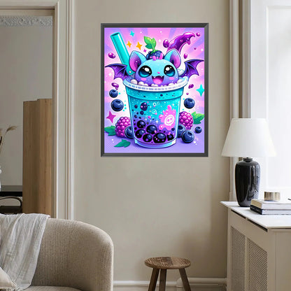 Vampire Version Of Milk Tea - Full Square Drill Diamond Painting 40*50CM