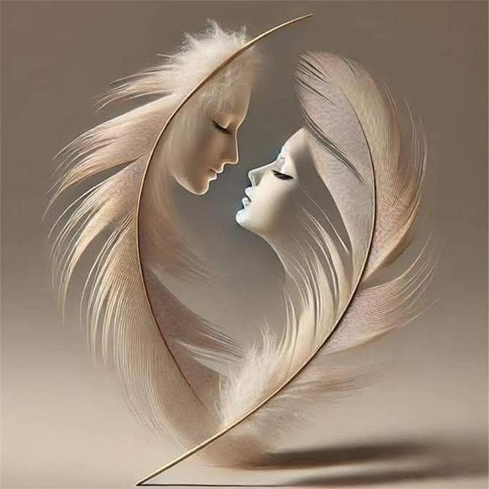 Love Dancers - 11CT Stamped Cross Stitch 45*45CM