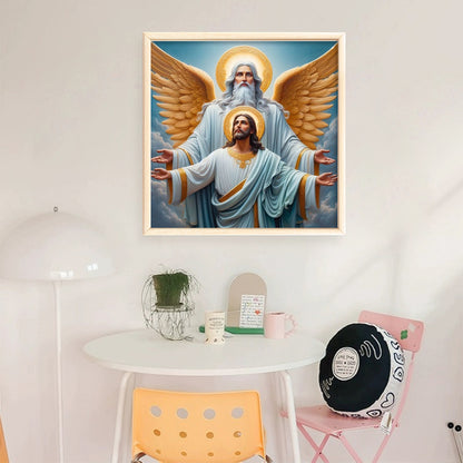 Jesus - 11CT Stamped Cross Stitch 45*45CM