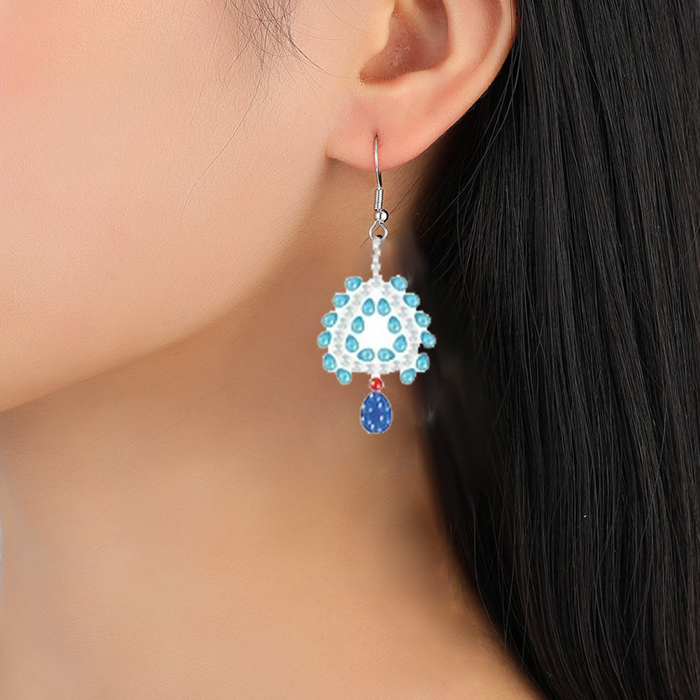12 Pairs Diamond Painting Earrings DIY Diamond Art Earrings for Adults Beginners