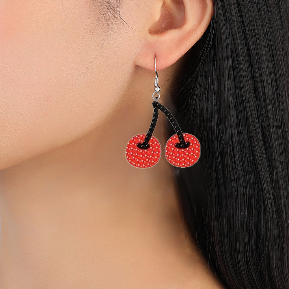 12 Pairs Diamond Painting Earrings DIY Diamond Art Earrings for Adults Beginners