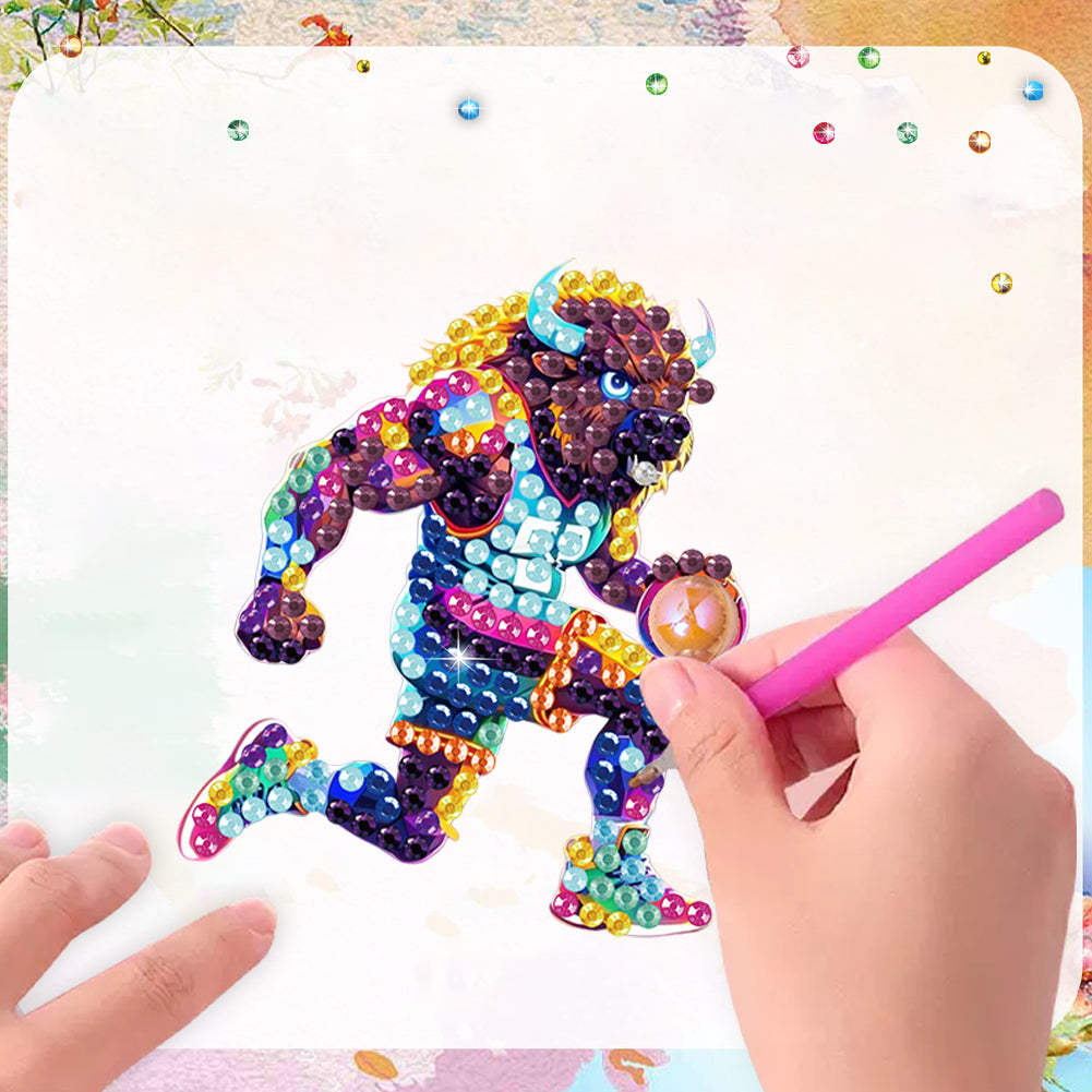 6Pcs Diamond Painting Refrigerator Magnets Diamond Art Kits for Adults Beginners