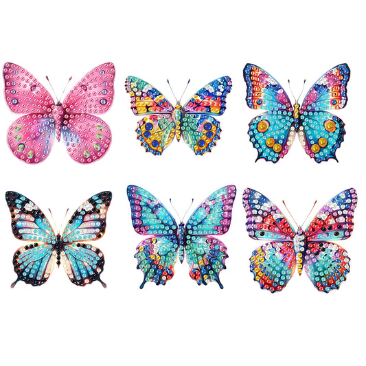 6Pcs Diamond Painting Refrigerator Magnets Diamond Art Kits for Adults Beginners
