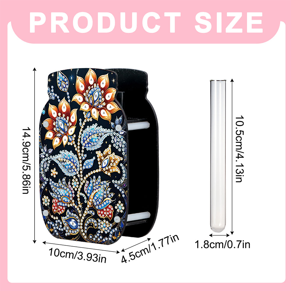 Dog Acrylic Double Sided Special Shape Diamond Painting Vase Bedroom Table Decor