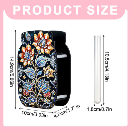 Dog Acrylic Double Sided Special Shape Diamond Painting Vase Bedroom Table Decor