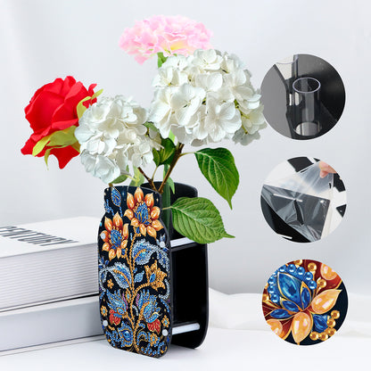 Dog Acrylic Double Sided Special Shape Diamond Painting Vase Bedroom Table Decor