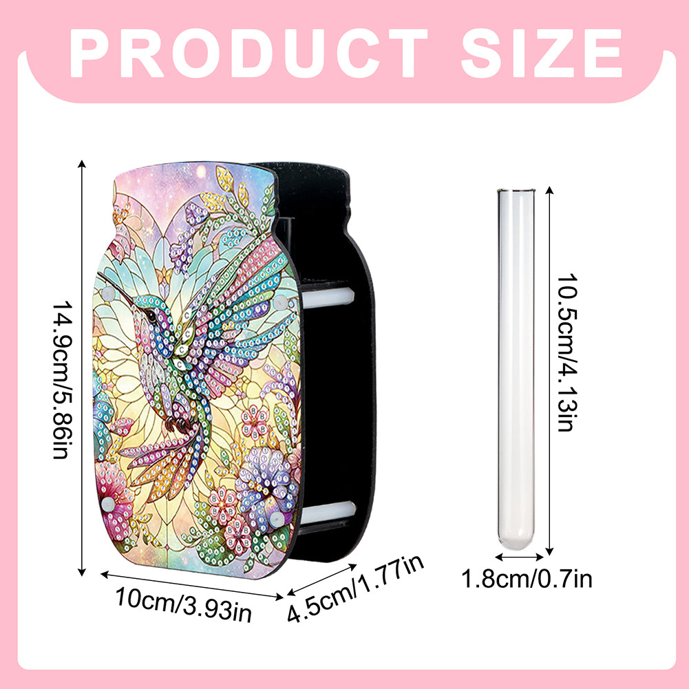 Dog Acrylic Double Sided Special Shape Diamond Painting Vase Bedroom Table Decor