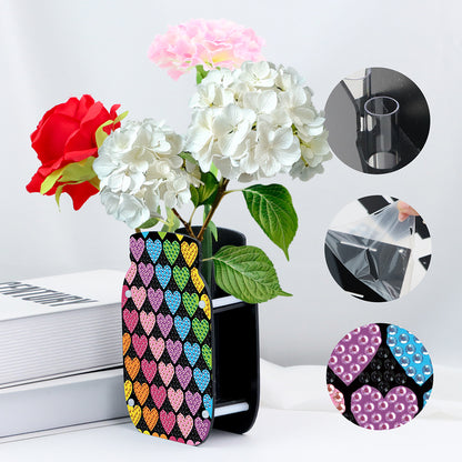 Dog Acrylic Double Sided Special Shape Diamond Painting Vase Bedroom Table Decor