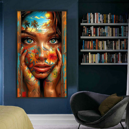 Girls - 14CT Stamped Cross Stitch 40*70CM