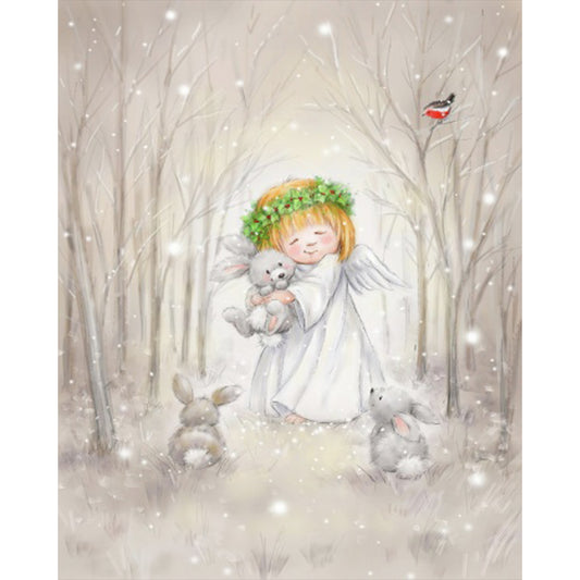 Angel Girl - Full AB Round Drill Diamond Painting 40*50CM