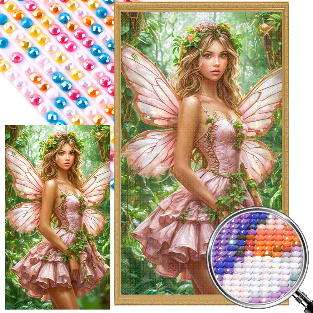 Elf Girl - Full AB Round Drill Diamond Painting 40*70CM