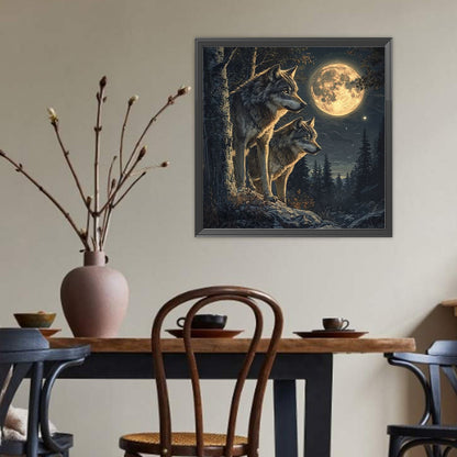 Wolf - Full Round Drill Diamond Painting 40*40CM