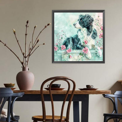 Dog - Full Round Drill Diamond Painting 40*40CM