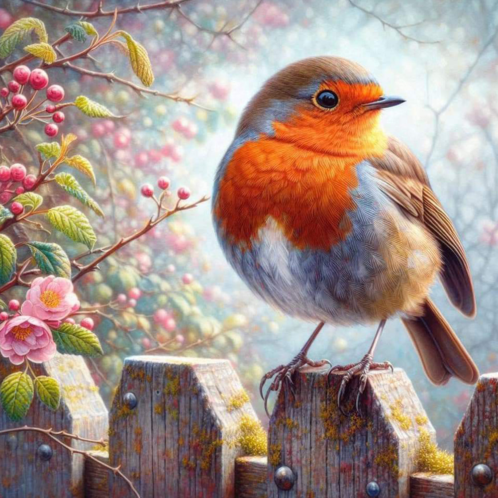 Robin - Full Round Drill Diamond Painting 40*40CM