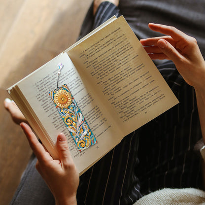 4Pcs Special Shape Dragonfly DIY Bookmarks Diamond Painting Kits for Book Lovers