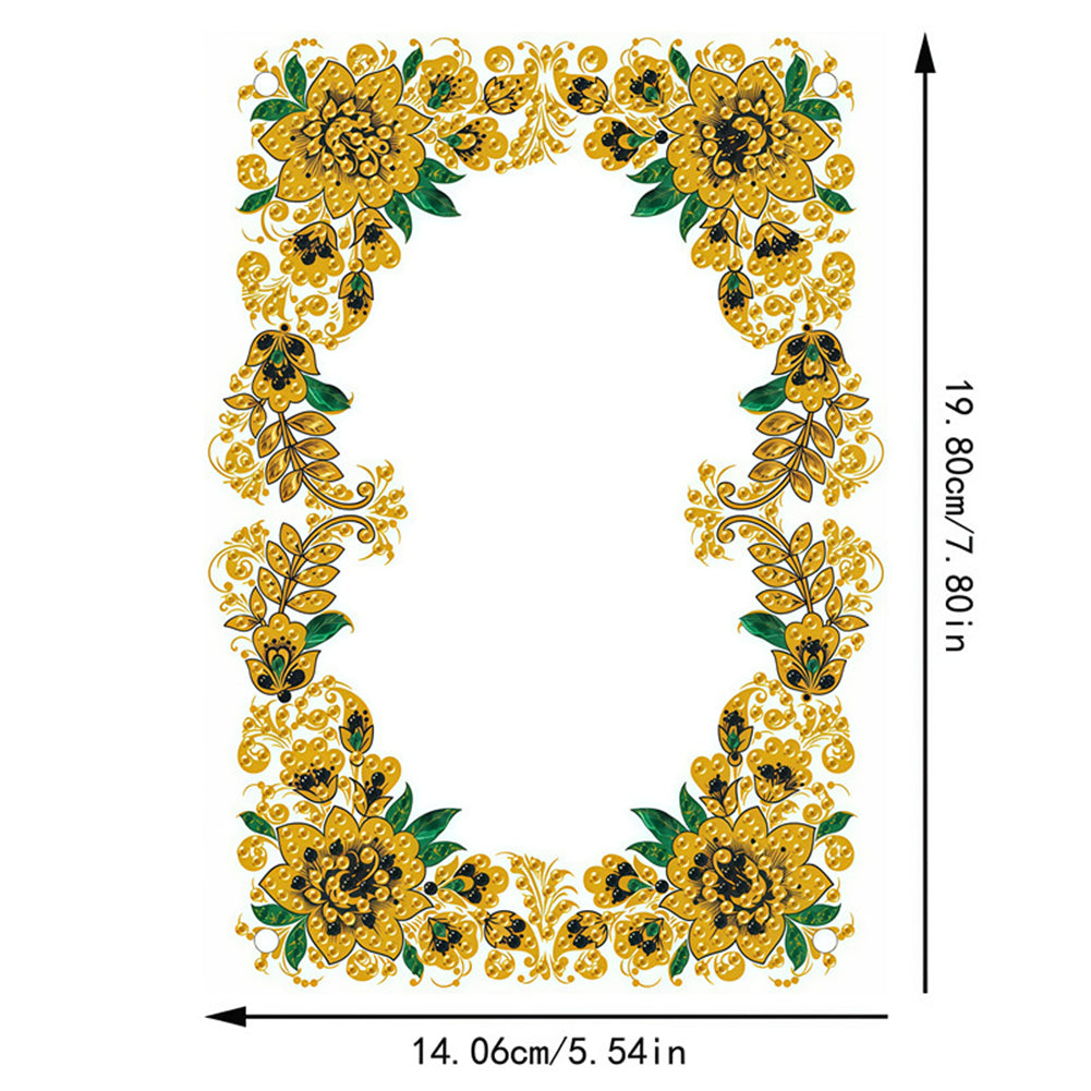 Special Shape Flower Table Top Diamond Painting Frame Kits for Home Office Decor