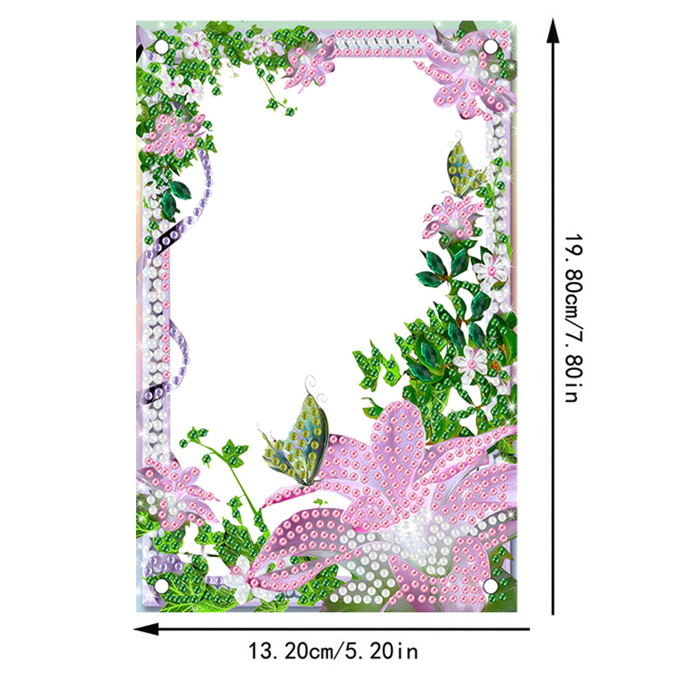 Special Shape Flower Table Top Diamond Painting Frame Kits for Home Office Decor