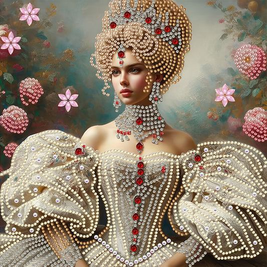 Lady Beauty - Special Shaped Drill Diamond Painting 30*30CM